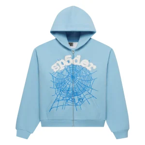 Sp5der OG Web Zip Up Blue