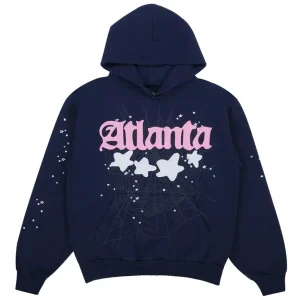 Sp5der Atlanta Hoodie Navy