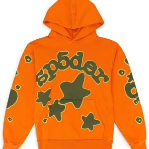 Sp5der Beluga Hoodie Carrot Orange