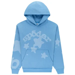 Sp5der Beluga V2 Hoodie Dusty Blue