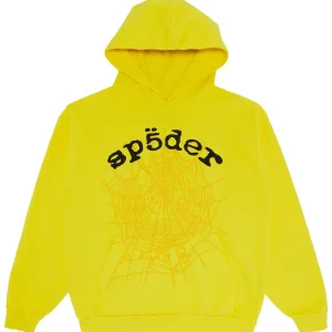 Sp5der Legacy Hoodie Yellow