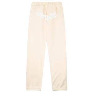 Sp5der Logo Sweatpants Cream