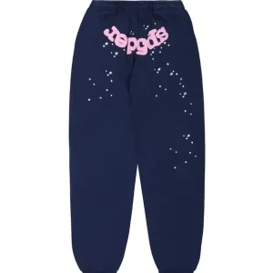 Sp5der OG Web Sweatpants Navy