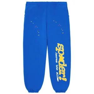 Sp5der TC Sweatpants Blue