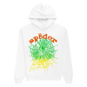 Sp5der Web Hoodie White