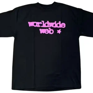 Sp5der Web Tee Black/Pink