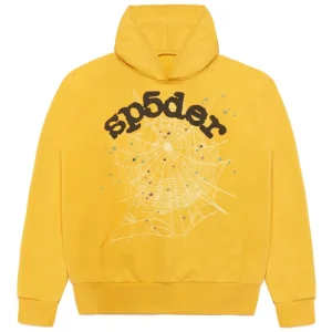 Sp5der Websuit Hoodie Yellow