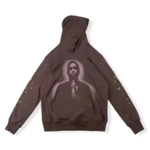 Sp5der Thug Hoodie Angel Brown